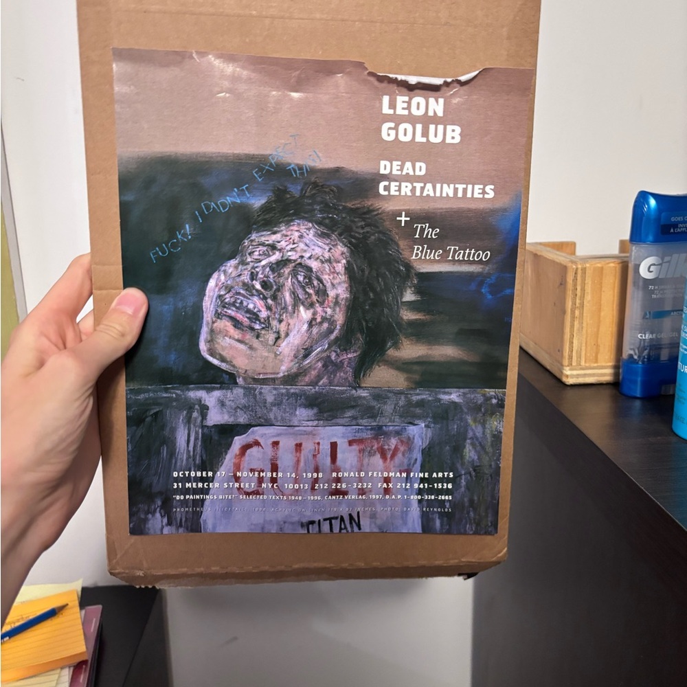 Leon Golub Art Poster
